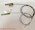 New Pair Laptop Wireless Mini PCI PCI-E WIFI Bluetooth Internal Antenna