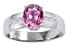 1.48 cts Genuine Pink Tourmaline Ring - 14kt White or Yellow Gold FREE GIFT BAG!
