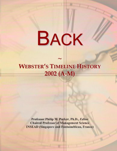 Back: Webster's Timeline History, 2002 (A-M)