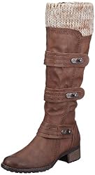 Marco Tozzi 2-2-25502-29, Damen Fashion Stiefel, Braun (nut antic 441), EU 37