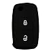 KMH Silicone Key Cover Fit For Skoda 2 Button Flip Key (Black) RS.129.00
