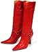 Charlie 1 Horse 'I4892' Stiletto Western Boots Womens 9.5 - Red