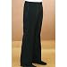 Neil Allyn Black plain front tuxedo stripe trouser for women