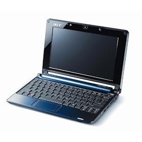 Acer Aspire One A150 Netbook, Windows XP Home, 8.9-inch Crystalbrite TFT LCD, 1GB RAM, 160GB HDD, Intel Atom Processor N270 1.60 Ghz (Blue)
