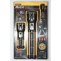 Stanley Maxlife 3 Pack Tripod Flashlights With Batteries