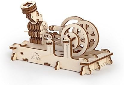 Engine - Unique Glue Free Eco Friendly Wooden Mechanical Self Assembly Moving Kit by Ukrainian Gears