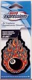 Auto Expressions ME48UEE-3P Urban Edge 8 Ball Air Freshener, 3 Pack