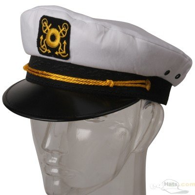 Cotton Captain Cap / Embroidered Captain