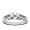 14k White Gold Channel-Set Diamond Engagement Ring Setting (1/3 ct tw, J, I1)