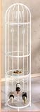 BEAUTIFUL NEW BIRDCAGE STYLE WINE RACK IN WHITE