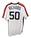 J.R. Richard Houston Astros White Majestic Jersey Autographed