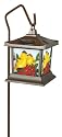 Moonrays 92272 Goldfinch Style Solar Light Stained Glass Outdoor Lamp Goldfinch Stained Glass