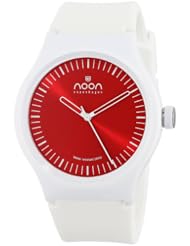 Noon Copenhagen Unisex 105-005S2 Red Dial White Watch