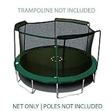 Sportspower 15' Trampoline Net - 3 Arches with Straps