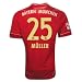 adidas #25 Muller Bayern Munich Home 2011-12 Soccer Jersey (US Size: L)