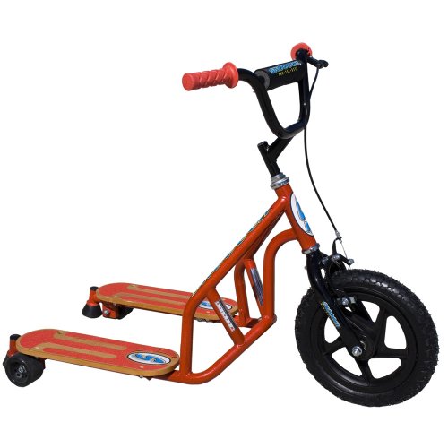 Childrens Toyshop  Sporting Goods : Marky Sparky Skoooch Kick Scooter - Red
