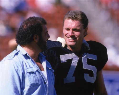 LYLE ALZADO & HOWIE LONG OAKLAND RAIDERS 8X10 SPORTS ACTION PHOTO (3)