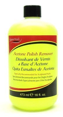 Super Nail 16 oz. Acetone Polish Remover (Case of 6)