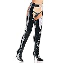 SEDUCE-5010, 5' Chap Boot, Side Zip