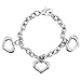 Inox Jewelry Women's Three Heart 316L