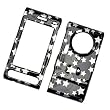 Samsung Memoir T929 T-Mobile Snap On Protector Hard Case Image Cover "Glitter Stars Black" Design