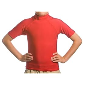 Buy Beach Depot UPF 50+ Kid's Short Sleeve Rash Guard Shirt by The Beach Depot