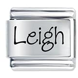 Name Leigh Italian Charms Bracelet Link