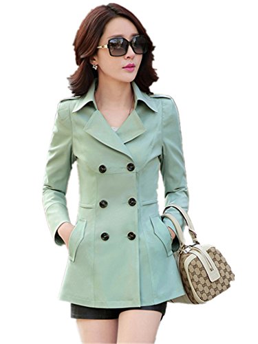 レディース アウター コート ショート丈 カジュアル 春物 着痩せ ジャケット ファッション【 LIVE_SHOP 】