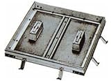 ノーブランド品 フロアーハッチ(床点検口)KAFH-250(歩道用・Pタイル・モルタル兼用)外枠260mm角