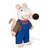 MAISY IN OVERALLS 9.5" PLUSH Mouse Doll