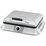 Factory Reconditioned Cuisinart WAF-6 Traditional-Style 6-Slice Waffle Iron, Brushed Stainless Steel