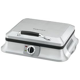 Cuisinart WAF-6 Traditional-Style 6-Slice Waffle Iron, Brushed Stainless Steel