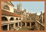 Canvas Print, Roman Baths and Abbey at Bath - 20x30