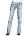 Killah Damen Jeanshose/ Lang Sehr tiefer Bund, JA1600-DL0034-F03750-L00P22, Straight Fit (Gerades Bein)