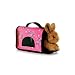 Plush Bunny Pet Carrier 8"
