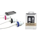 CLiPtec Black USB In-Car Charger with coiled cable for HTC Micro USB Phonesby CLiPtec