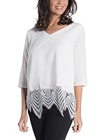 La belle parisienne Blusa Viviane (Blanco)