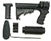 ProMag Remington 870 12 Gauge Collapsible Position Stock with Pistol Grip Black Polymer