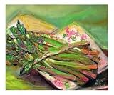 Asparagus - Gourmet Art World Culture Giclee Poster Print by Ginette Callaway_2, 10x8