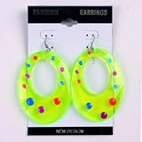 Flashback & Freedom Neon Hoop Earrings