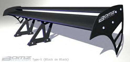 Nissan Altima Aluminum Wing Type S - Black