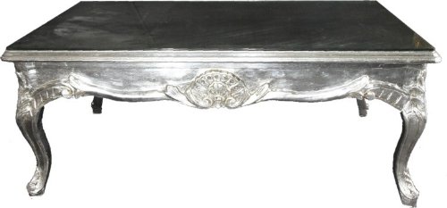 Barock Couchtisch Silber 120 x 80 cm