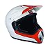 Pro-Tec Shovelhead Full Face Bike Helmet (White/ Orange, Large)