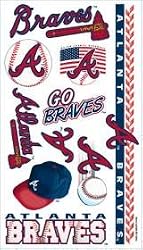 Atlanta Braves Temporary Tattoos - SET OF 6 - Sports Merchandise