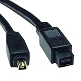 Tripp Lite F019-006 IEEE 1394b Firewire 800 Gold Hi-speed Cable, 9pin/4pin - 6ft