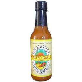 Dave's Gourmet Roasted Garlic Hot Sauce - Even Vampires Love This Sauce!