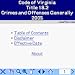 Virginia Crimes Offenses 2005 downloadable Software