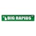  BIG RAPIDS ST  STREET SIGN USA CITY MICHIGAN