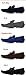 Santimon - Men's Casual Comfort Genuine Nubuck Leather Running Outdoor low Boat Shoes Moccasin Slipper loafers