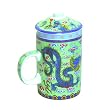 Green Dragon Brew in a Mug Tea Cup with Infuser